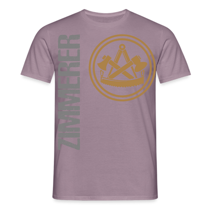 Unisex T-Shirt "Zimmerer" Lilagrau Männer T-Shirt