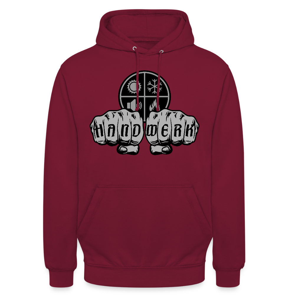 Unisex Hoodie"Isolierer" Bordeaux Unisex Hoodie