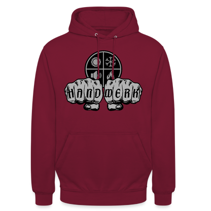 Unisex Hoodie"Isolierer" Bordeaux Unisex Hoodie