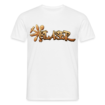 Unisex T-Shirt "Glaser" Weiß Männer T-Shirt
