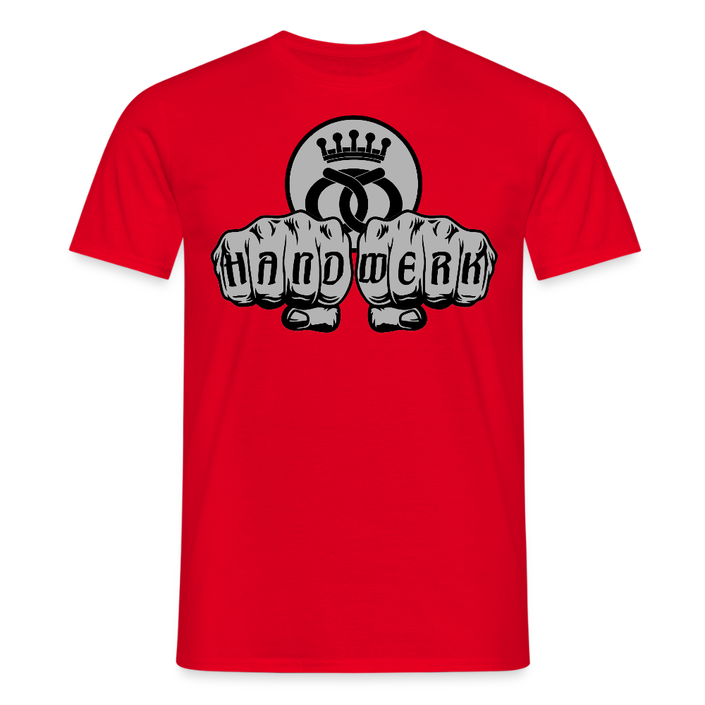 Unisex T-Shirt "Bäcker" Rot Männer T-Shirt