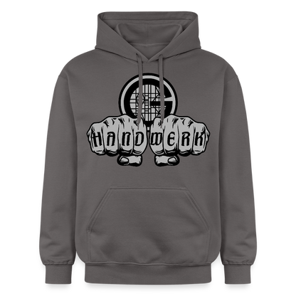 Gildan Unisex Softstyle® "Gerüstbauer" Dunkelgrau Gildan Unisex Softstyle® Midweight Hoodie