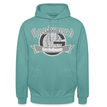 Unisex Hoodie "Gerüstbauer" Pastelltürkis Unisex Hoodie