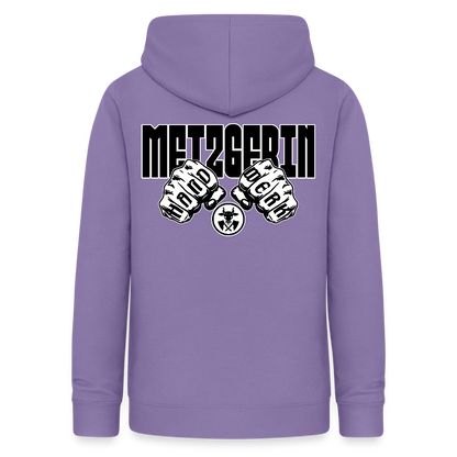Frauen Hoodie "Metzgerin" (beidseitig beruckt) Lavendel Frauen Hoodie