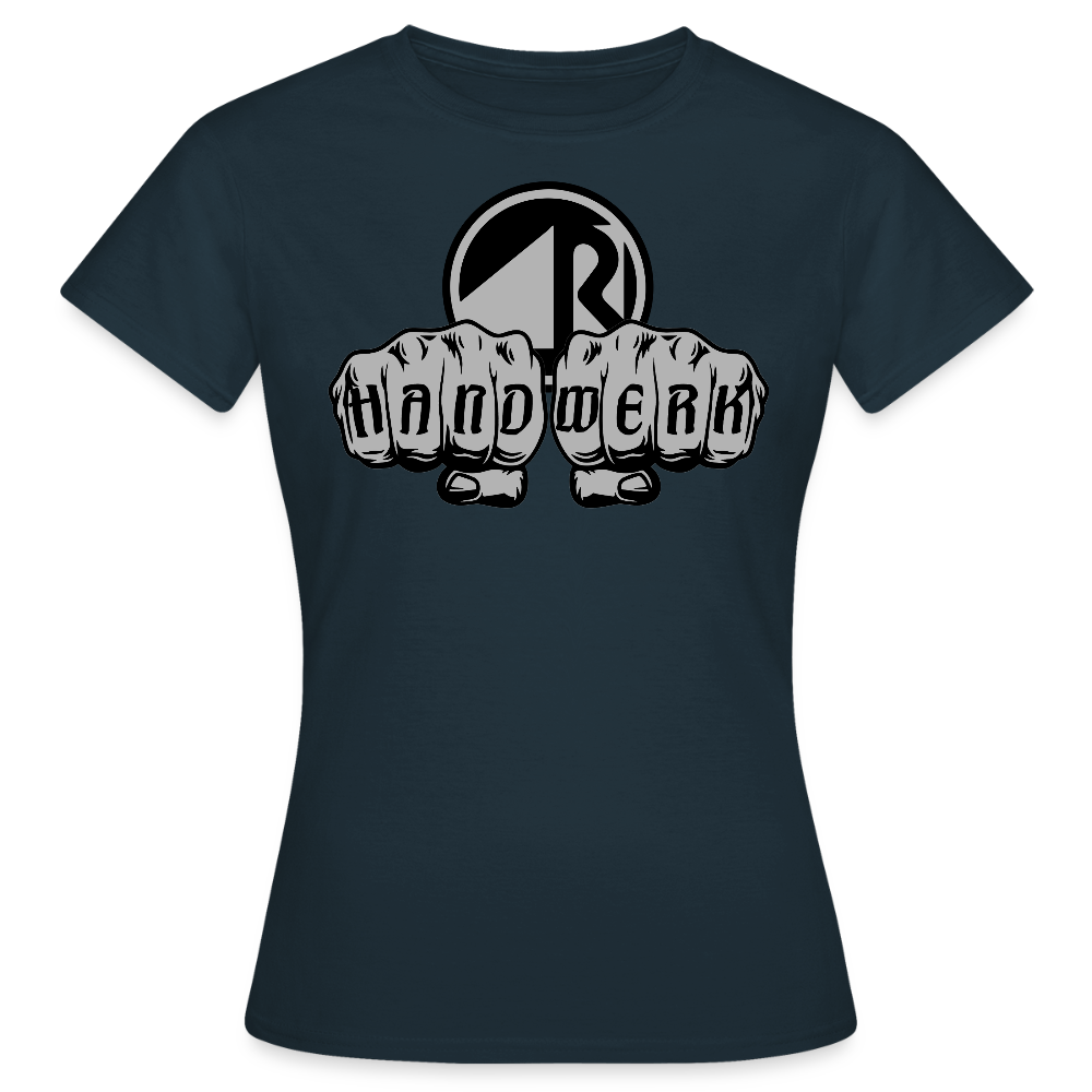 Frauen T-Shirt "Raumausstatter" Navy Frauen T-Shirt