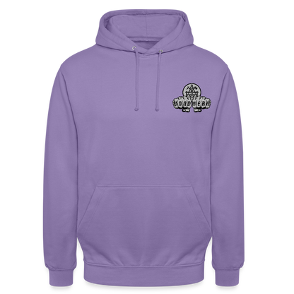 Unisex Standard Hoodie "Betonbauer" beidseitig bedruckt Lavendel Unisex Hoodie
