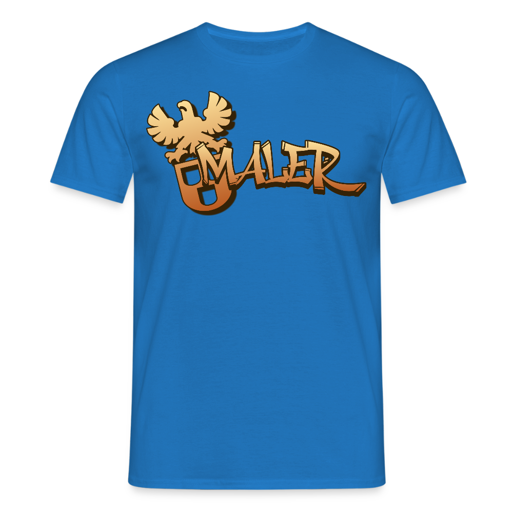 Unisex T-Shirt "Maler" Royalblau Männer T-Shirt