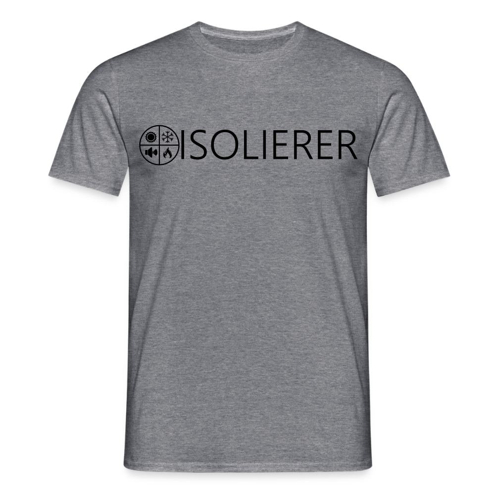 Unisex T-Shirt "Isolierer" Graphit meliert Männer T-Shirt