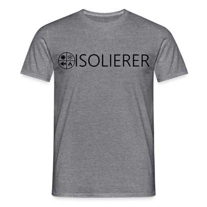 Unisex T-Shirt "Isolierer" Graphit meliert Männer T-Shirt