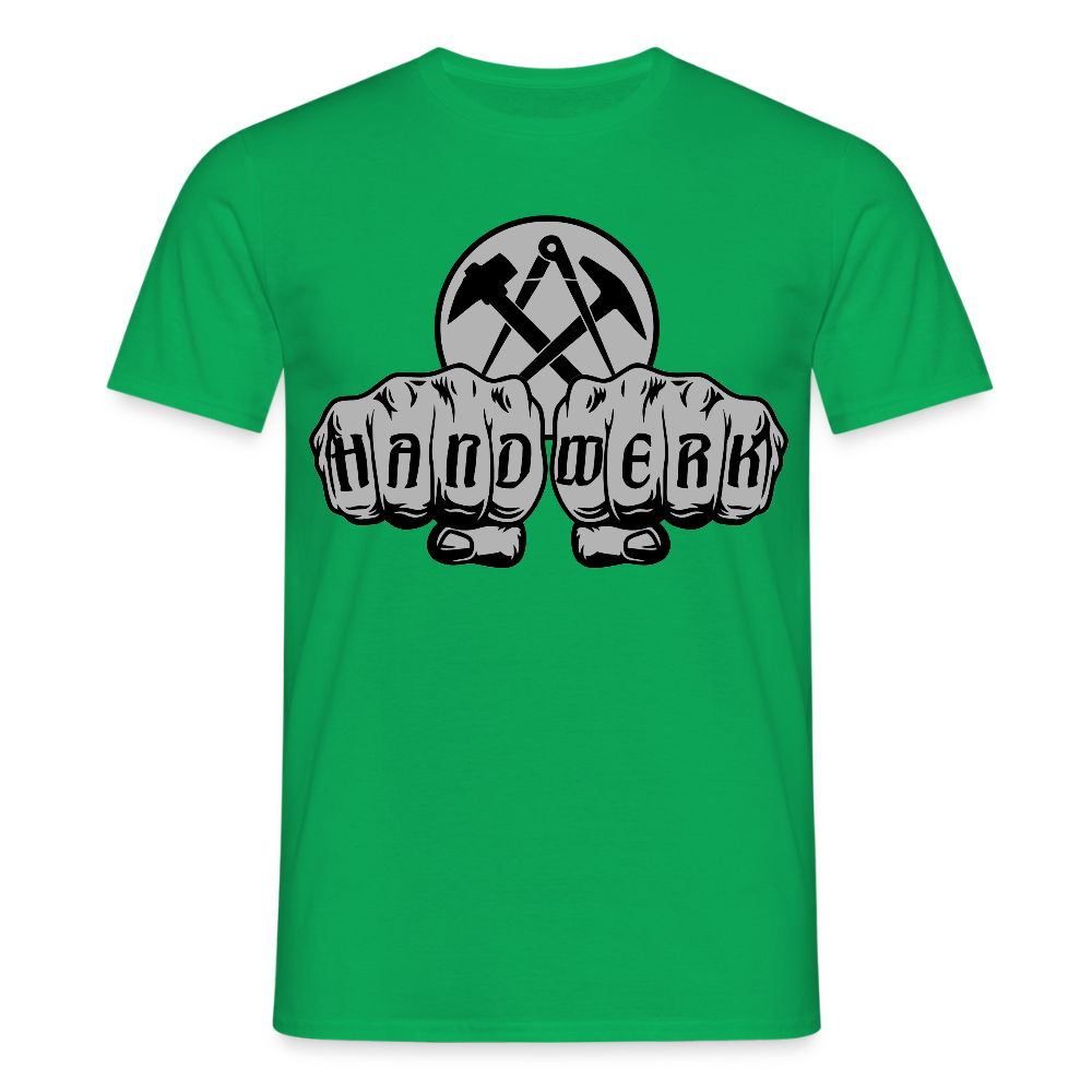 Unisex T-Shirt "Dachdecker" Kelly Green Männer T-Shirt