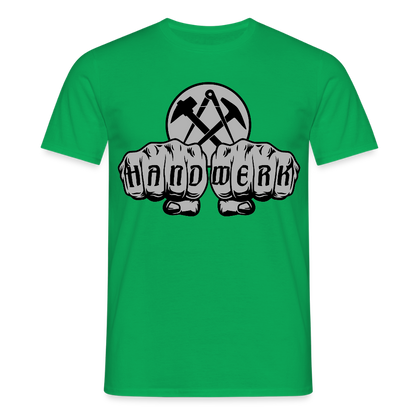 Unisex T-Shirt "Dachdecker" Kelly Green Männer T-Shirt