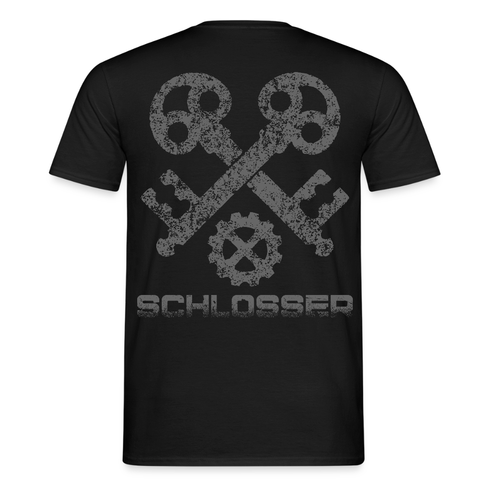 Unisex T-Shirt "Schlosser" Schwarz Männer T-Shirt