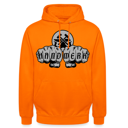 Unisex Hoodie "Metallbauer" Orange Unisex Hoodie