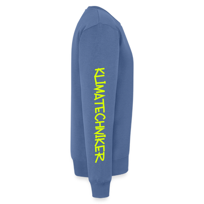 Unisex Premium Pullover "Klimatechniker" neongelb Männer Premium Pullover