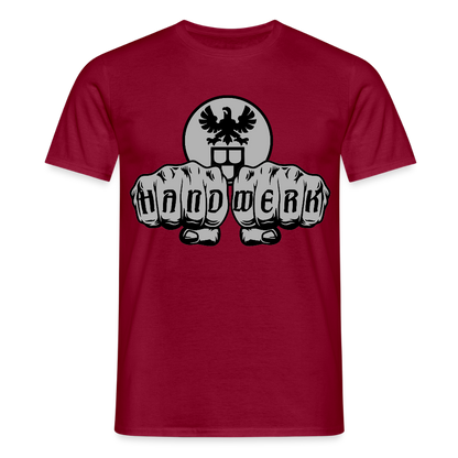 Unisex T-Shirt "Maler" Ziegelrot Männer T-Shirt