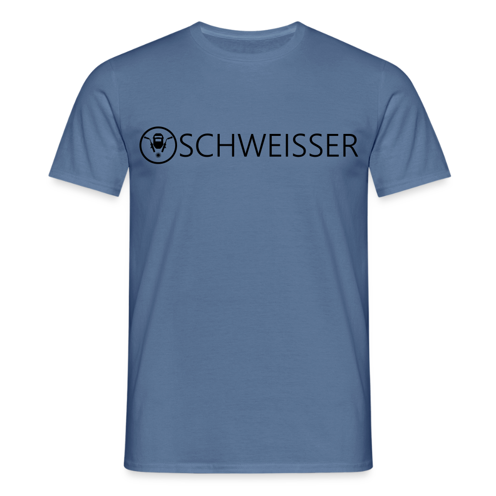 Unisex T-Shirt "Schweisser" Taubenblau Männer T-Shirt