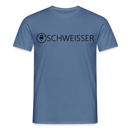 Unisex T-Shirt "Schweisser" Taubenblau Männer T-Shirt