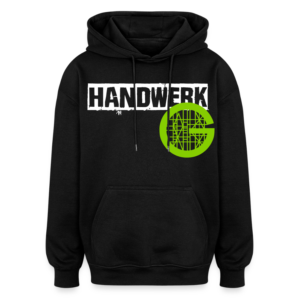 Oversized Unisex Hoodie "Gerüstbauer" - Schwarz
