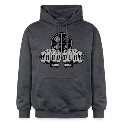 Gildan Unisex Softstyle® "Isolierer" Dunkelgrau meliert Gildan Unisex Softstyle® Midweight Hoodie