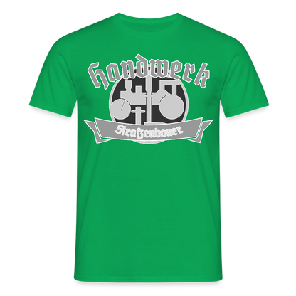 Unisex T-Shirt "Strassenbauer" Kelly Green Männer T-Shirt