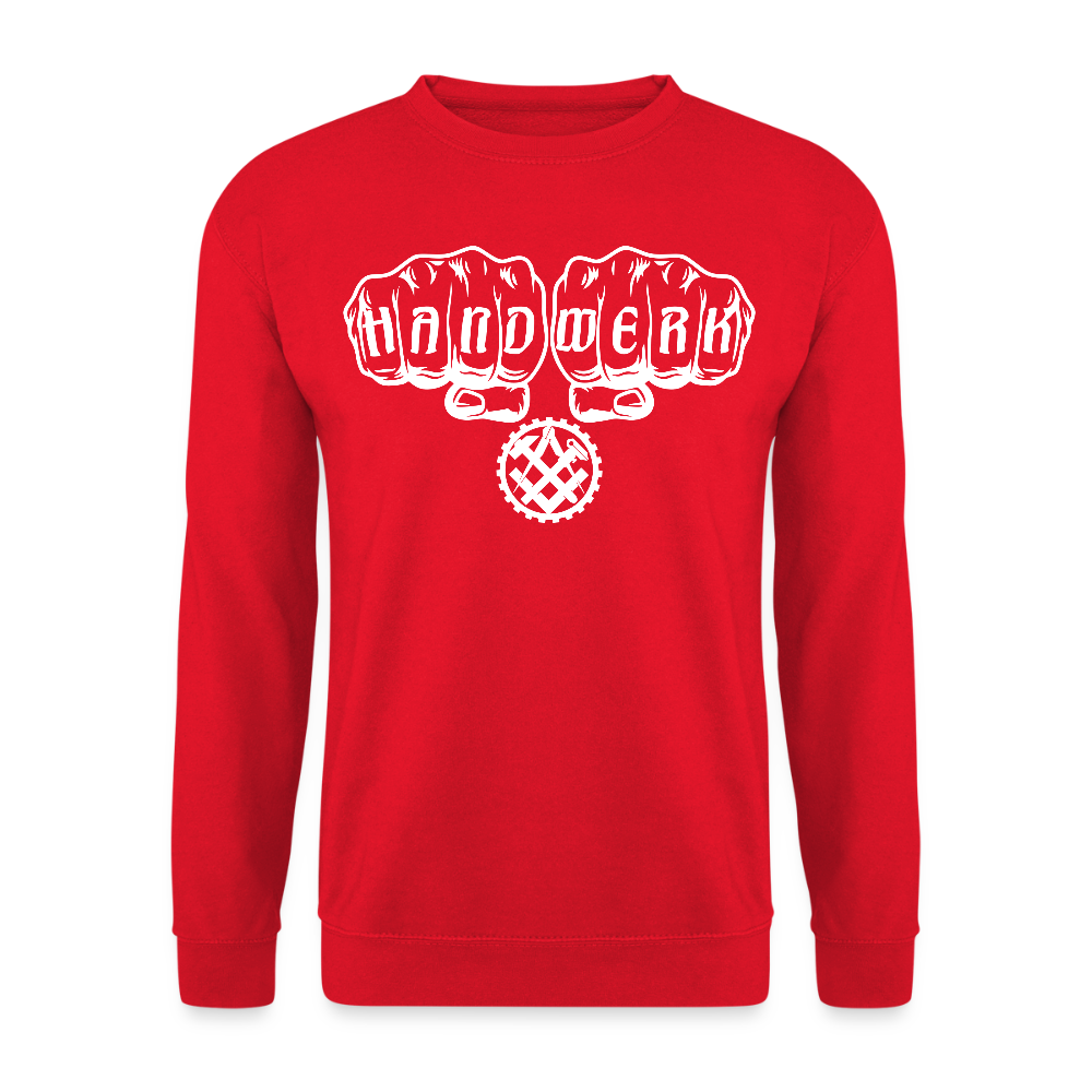 Unisex Pullover "Mechaniker" Rot Unisex Pullover