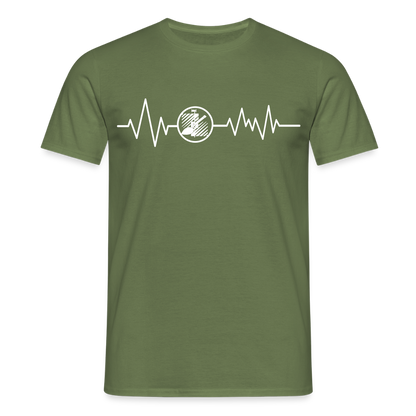 Unisex T-Shirt "Fliesenleger" Militärgrün Männer T-Shirt