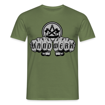 Unisex T-Shirt "Zimmermann" Militärgrün Männer T-Shirt