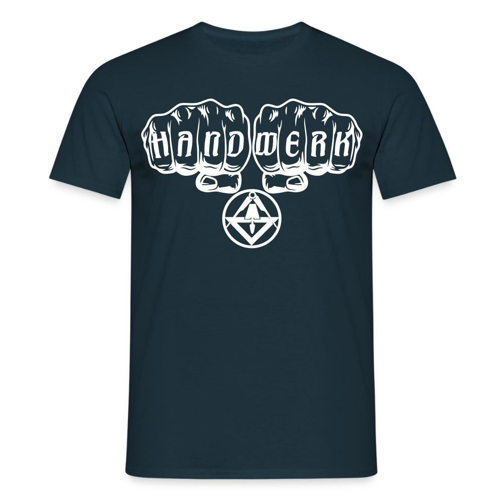 Unisex T-Shirt "Stuckateur" Navy Männer T-Shirt