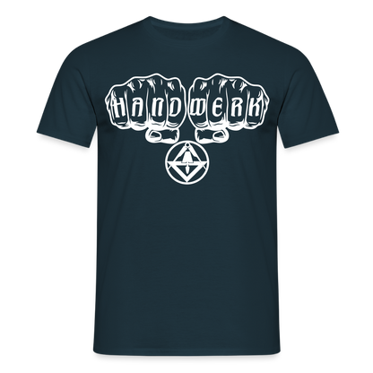 Unisex T-Shirt "Stuckateur" Navy Männer T-Shirt