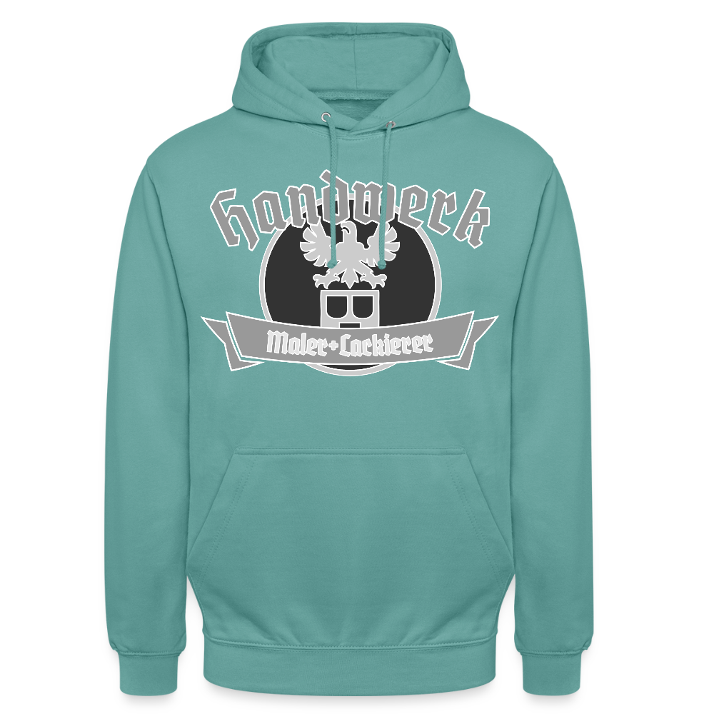 Unisex Hoodie "Maler/Lackierer" Pastelltürkis Unisex Hoodie