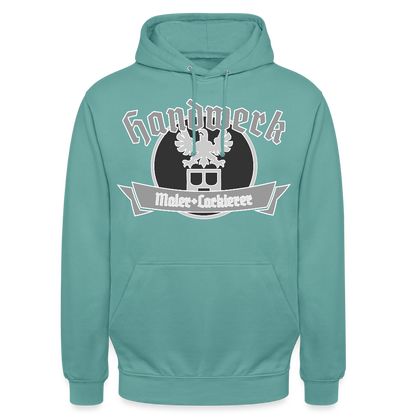 Unisex Hoodie "Maler/Lackierer" Pastelltürkis Unisex Hoodie