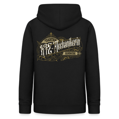 Frauen Hoodie "KFZ-Mechanikerin" Nostalgie Handwerk Schwarz Frauen Hoodie
