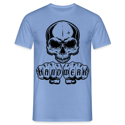 Unisex T-Shirt "Skull-Handwerk" carolina blue Männer T-Shirt