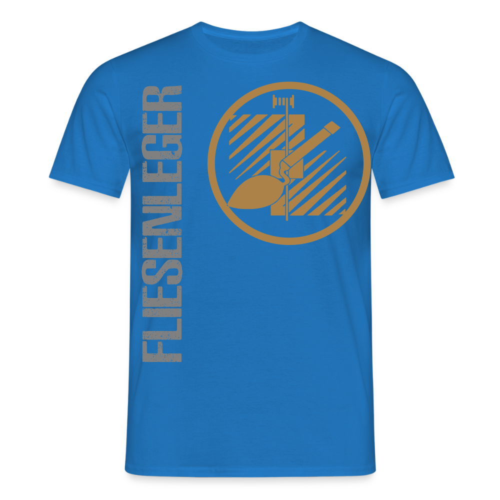 Unisex T-Shirt "Fliesenleger" Royalblau Männer T-Shirt