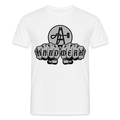 Unisex T-Shirt "Gebäudereiniger" Weiß Männer T-Shirt