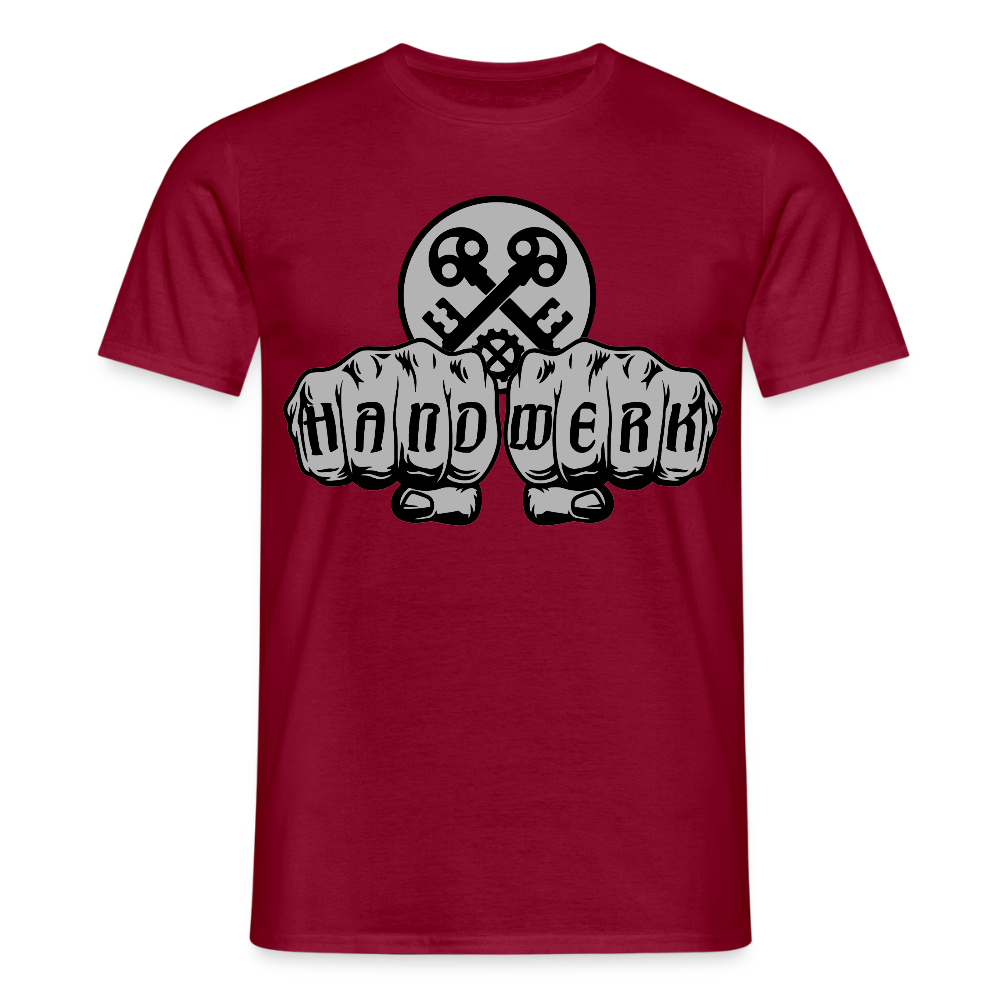 Unisex T-Shirt "Schlosser" Ziegelrot Männer T-Shirt