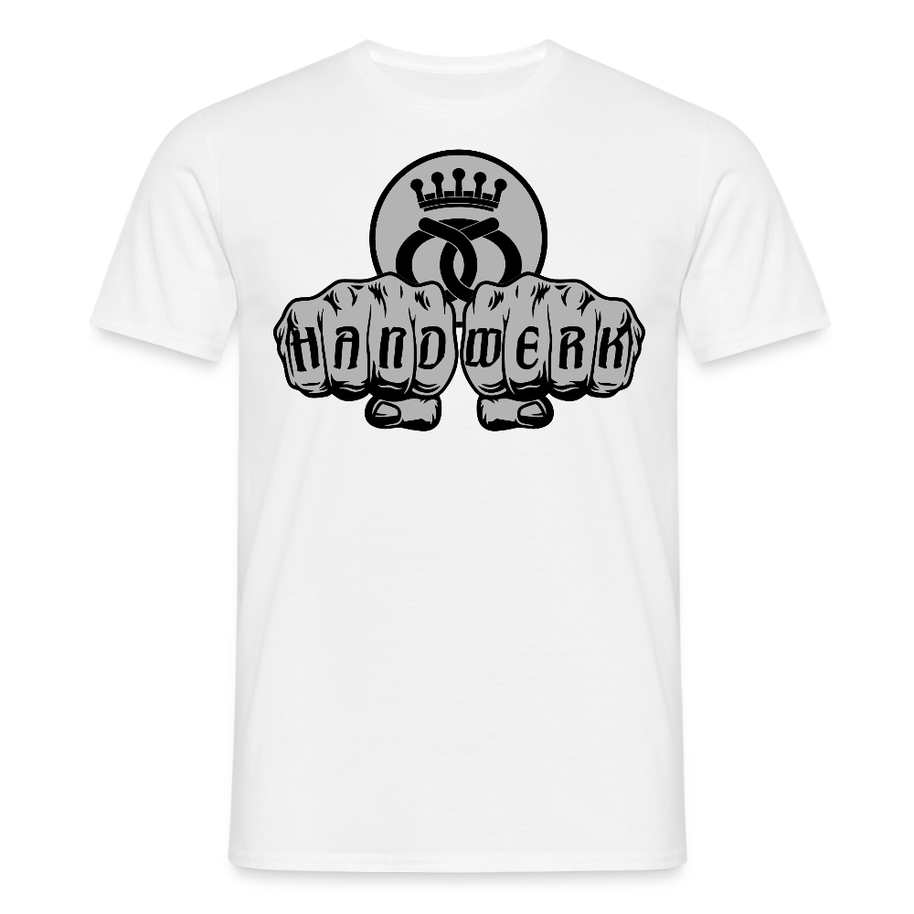 Unisex T-Shirt "Bäcker" Weiß Männer T-Shirt