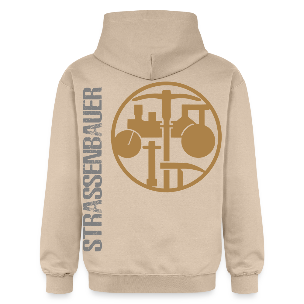 Gildan Unisex Softstyle® "Strassenbauer" Sand Gildan Unisex Softstyle® Midweight Hoodie