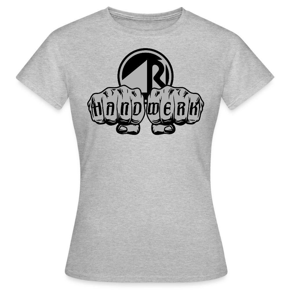 Frauen T-Shirt "Raumausstatter" Grau meliert Frauen T-Shirt