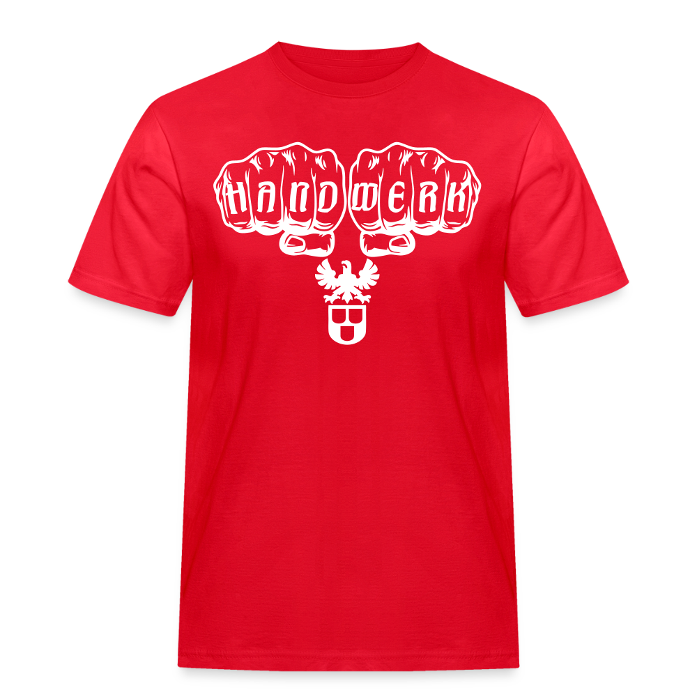 Männer Workwear T-Shirt "Maler" Rot Männer Workwear T-Shirt