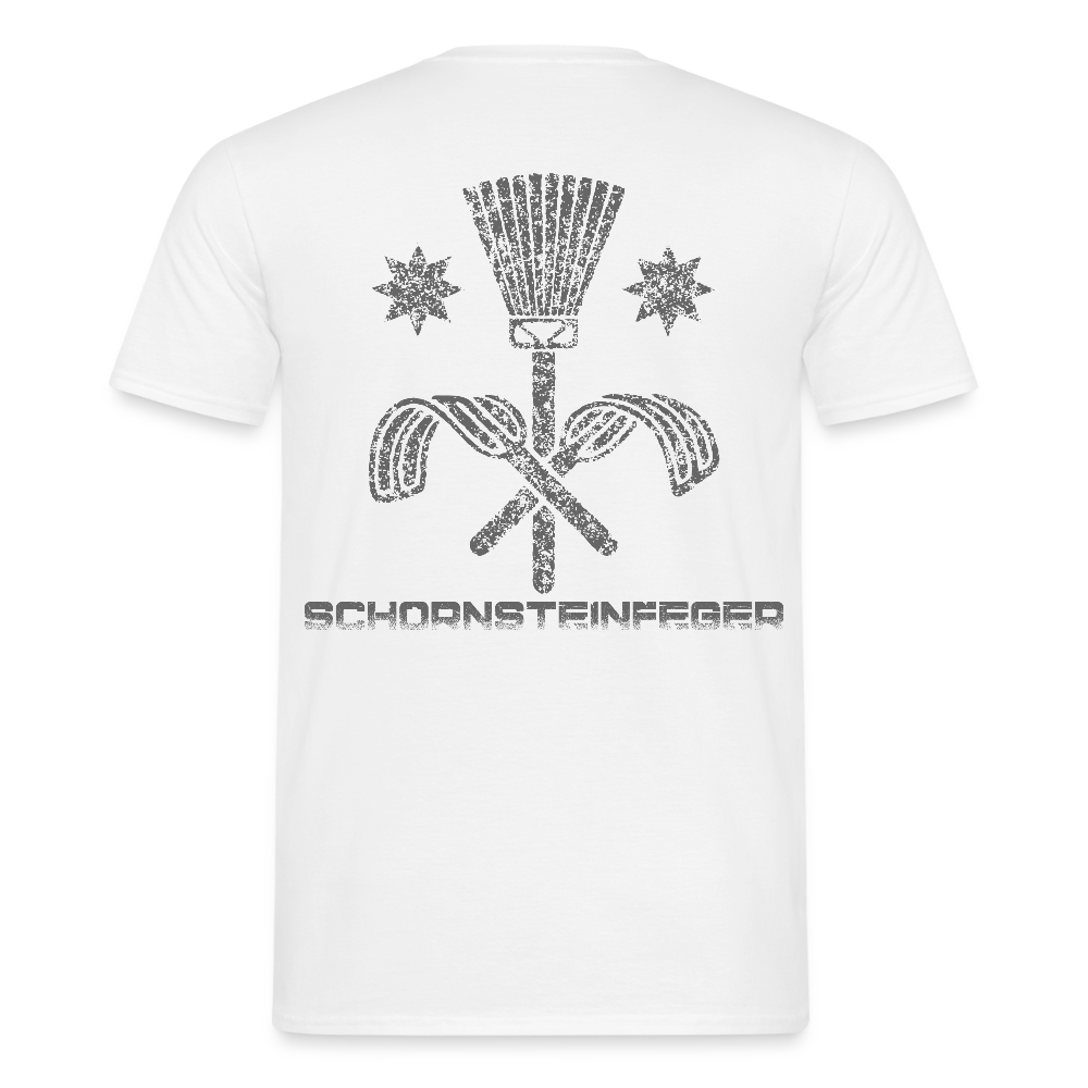 Unisex T-Shirt "Schornsteinfeger" Weiß Männer T-Shirt