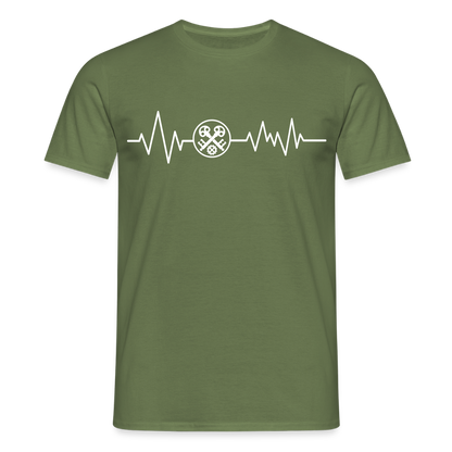 Unisex T-Shirt "Schlosser" Militärgrün Männer T-Shirt