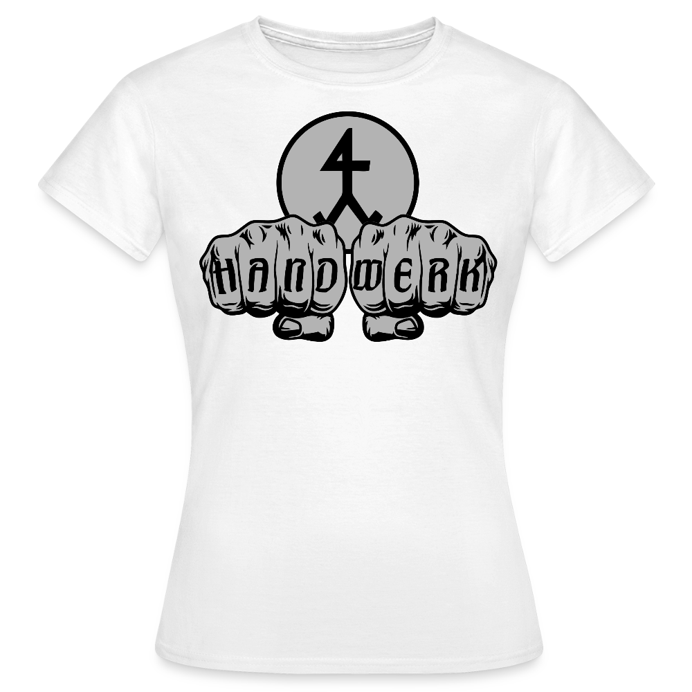 Frauen T-Shirt "Steinmetz" Weiß Frauen T-Shirt