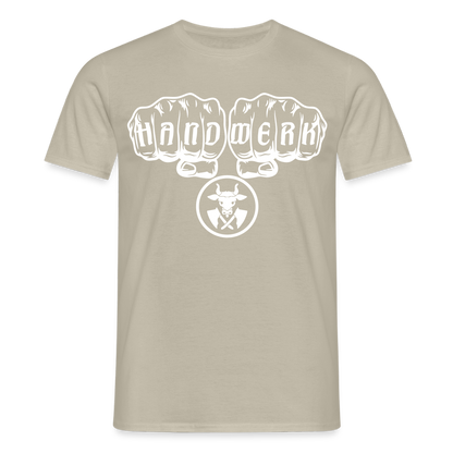 Unisex T-Shirt "Metzger" Sandbeige Männer T-Shirt