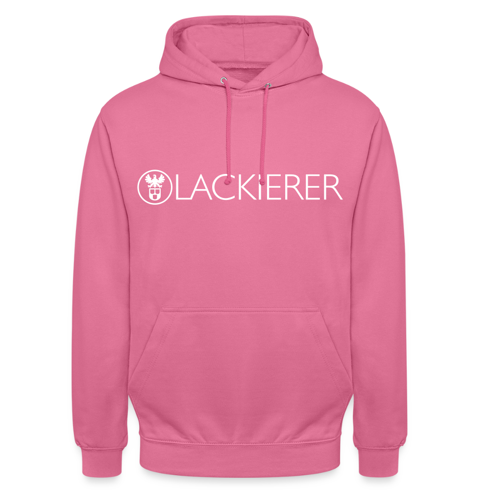 Unisex Hoodie "Lackierer" Pink Unisex Hoodie
