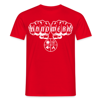 Unisex T-Shirt "Isolierer" Rot Männer T-Shirt