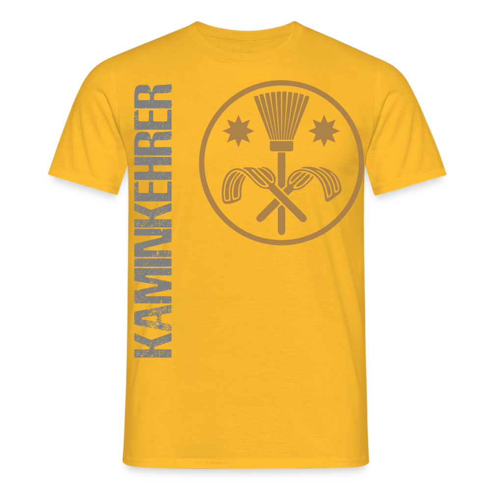 Unisex T-Shirt "Kaminkehrer" Gelb Männer T-Shirt