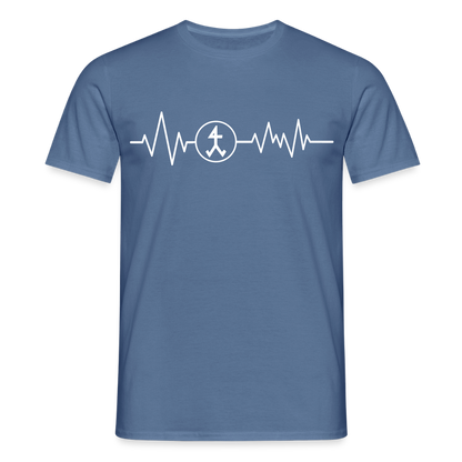 Unisex T-Shirt "Steinmetz" Taubenblau Männer T-Shirt