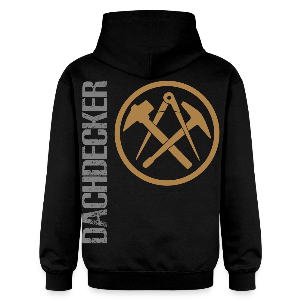 Gildan Unisex Softstyle® "Dachdecker" Schwarz Gildan Unisex Softstyle® Midweight Hoodie