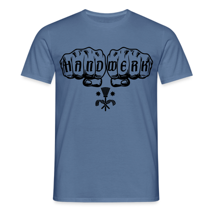 Unisex T-Shirt "Schornsteingfeger" Taubenblau Männer T-Shirt